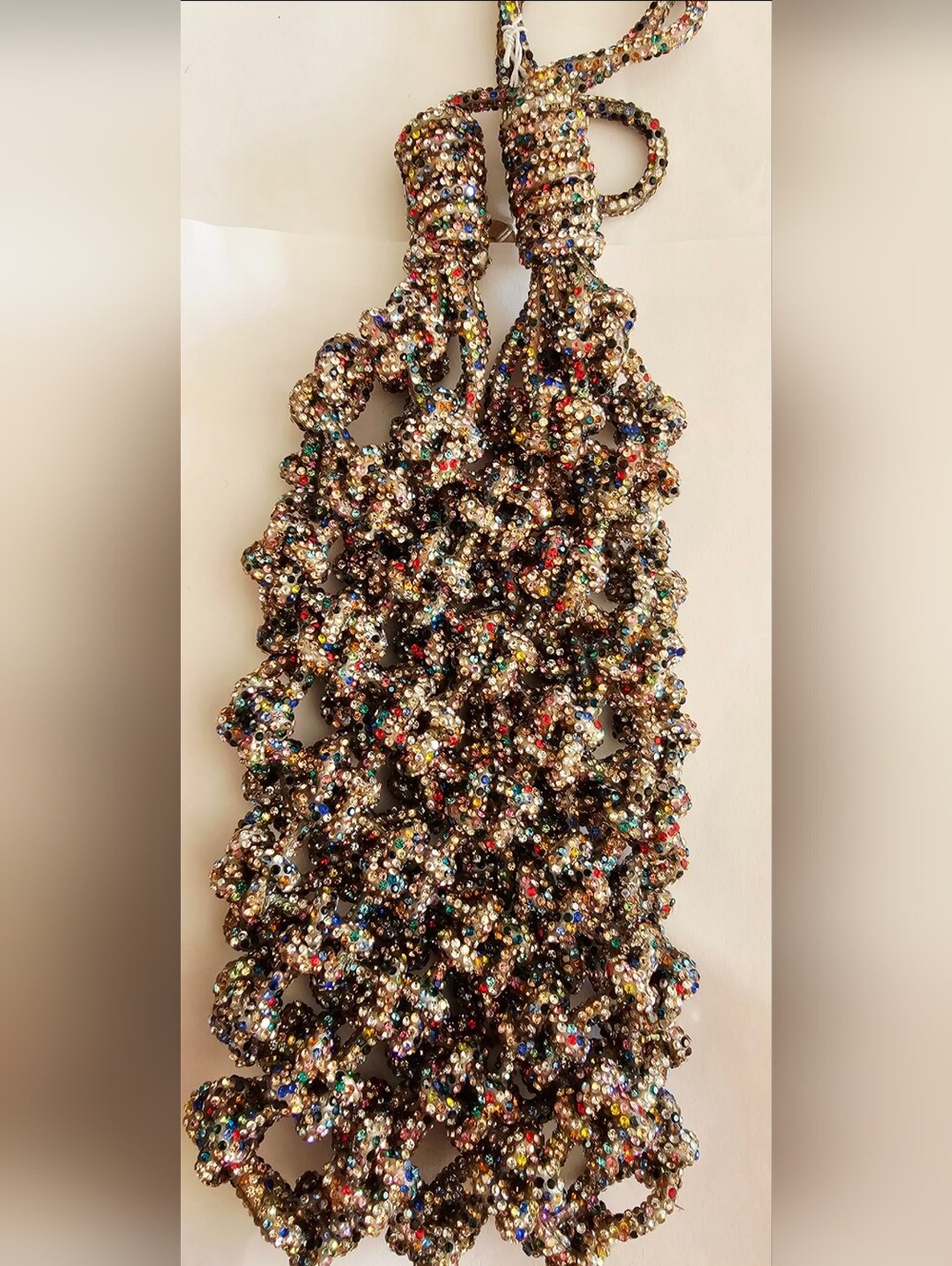 Beaded Multicolor Evening Phone Bag